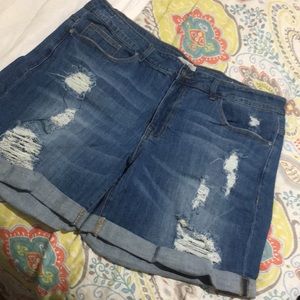 Boutique plus size shorts